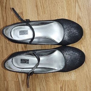 Trend Report- Charcol Shimmer Wedge Heels- Women's 9